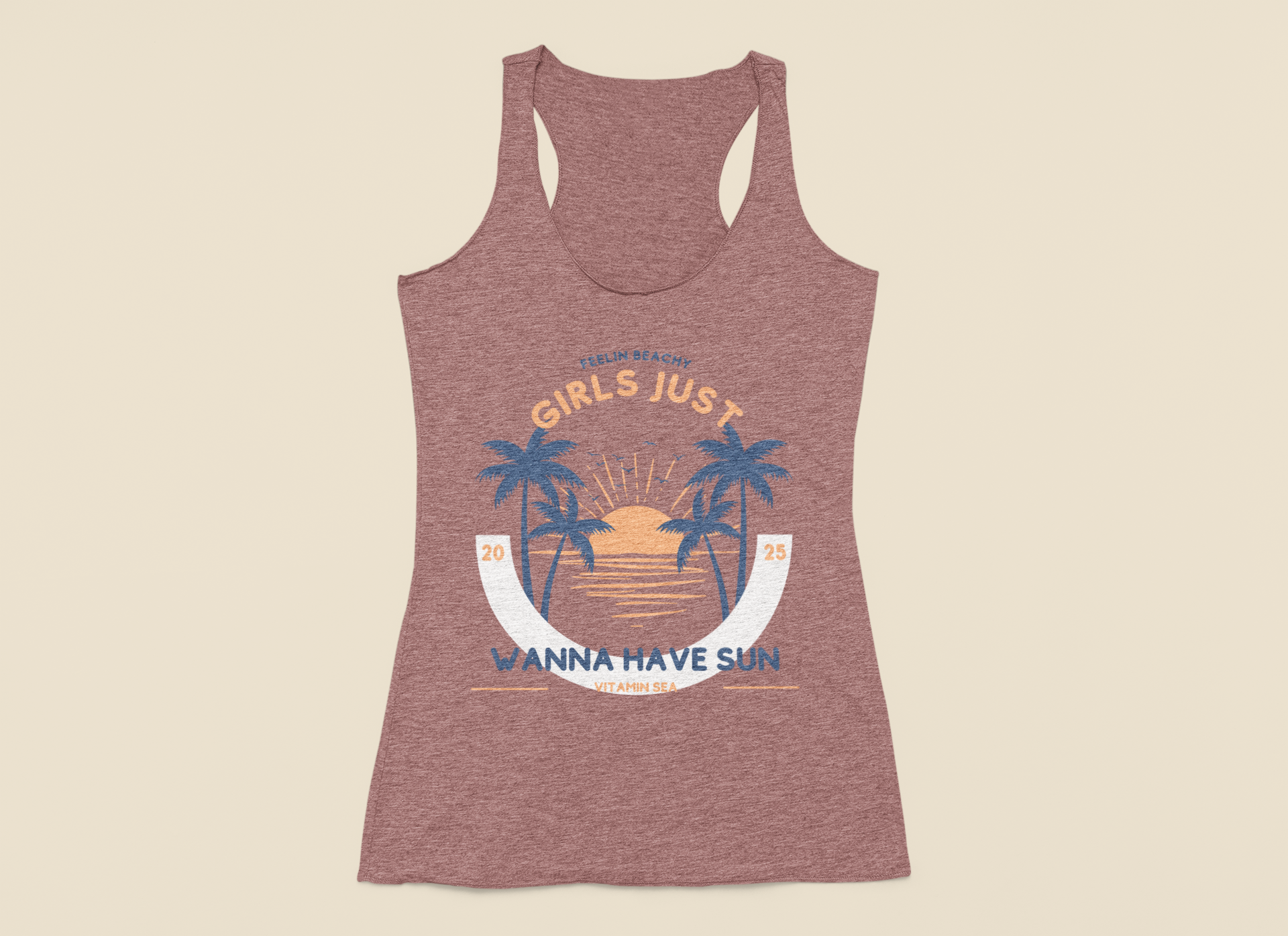 Beachy Girl Racerback Tank